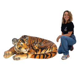 [locsau19] Bébé et maman tigre - 150cm