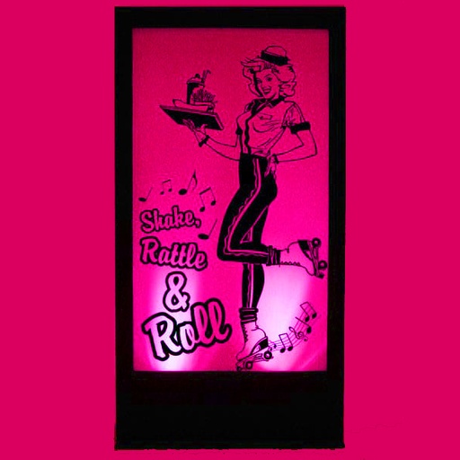 [locame84] Panneau lumineux Serveuse roller - 200cm