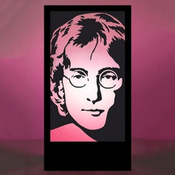 [locmus8] Panneau lumineux John Lennon