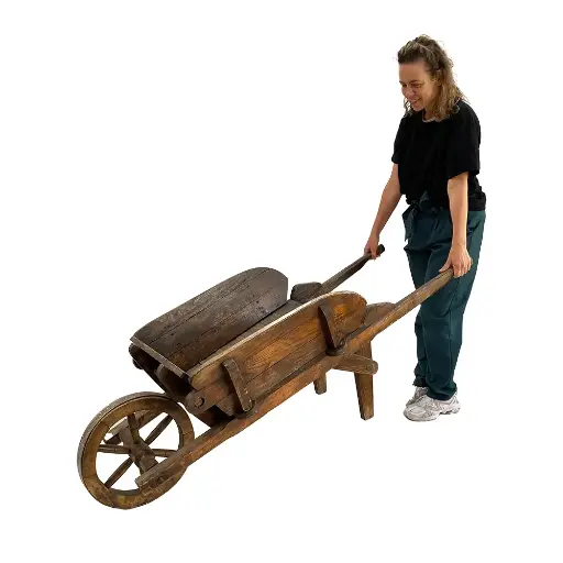 [lochal79] Brouette en bois - 65cm