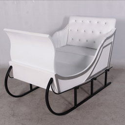 [locnoe304] Traineau du Père noël blanc - 160cm
