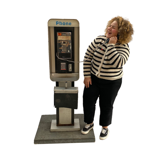 [locnew27] Cabine téléphonique publique - 162cm