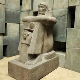 [locegy40] Statue gardien de temple égyptien - 160cm