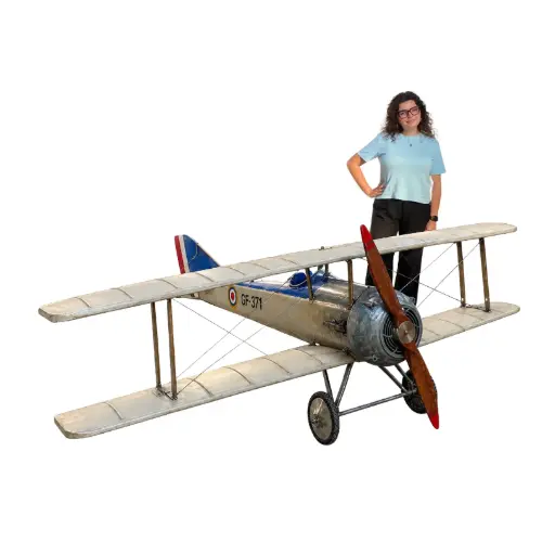 [locaer24] Avion biplan ancien - 270cm