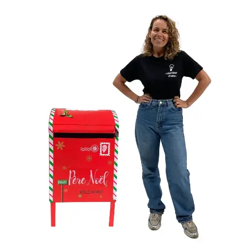 [locnoe4] Boîte aux lettres de Noël - 80cm
