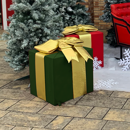 [locnoe222] Cadeau de Noël vert sapin