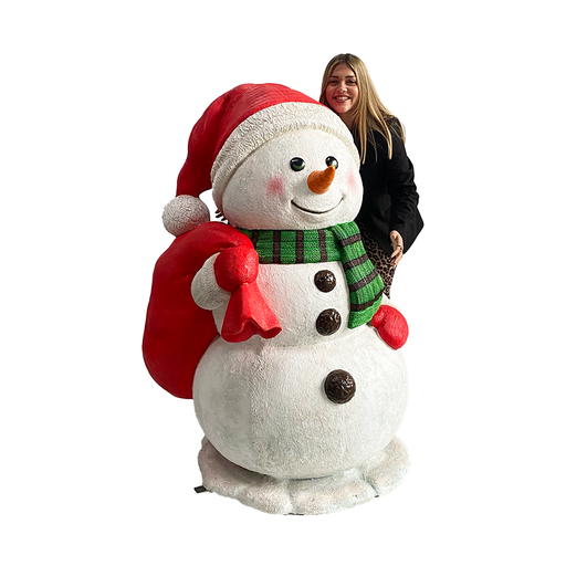 [locnoe52] Bonhomme de neige avec hotte - 160cm