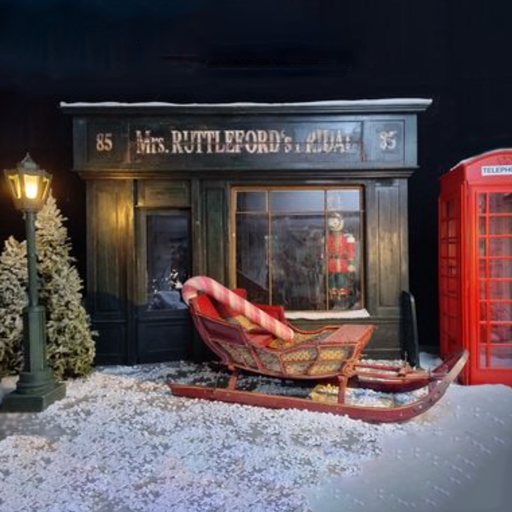 [locpar54] Facade de boutique ancienne - 340cm