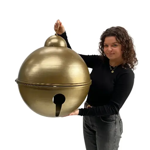 [locnoe70] Grelot de Noël doré - 60cm