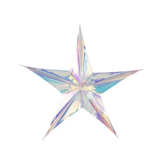 [locnoe362] Étoile multicolore - 40cm