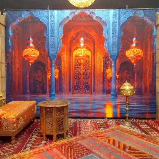 [locmin68] Fond photo palais oriental - 240cm