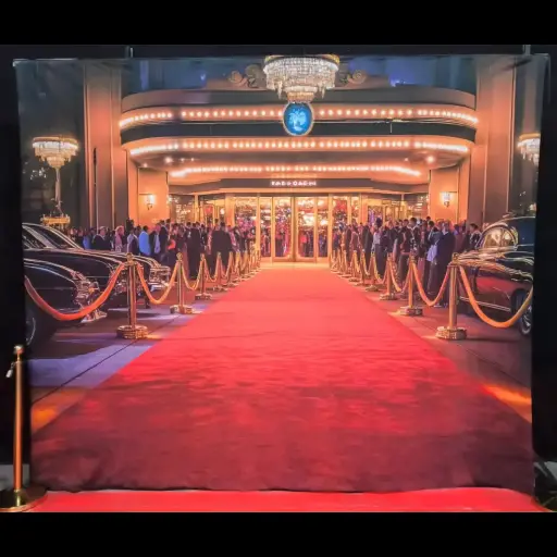 [loccin7] Fond photo tapis rouge - 280cm