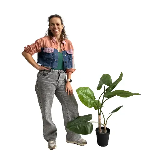 [locjun20] Plante alocasia - 90cm