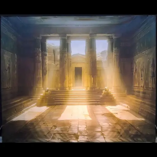 [locegy21] Fond photo Egyptien - 280cm