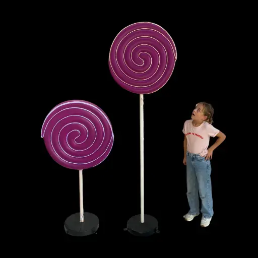 [locbon81] Sucette spirale lumineuse - 125 à 200cm